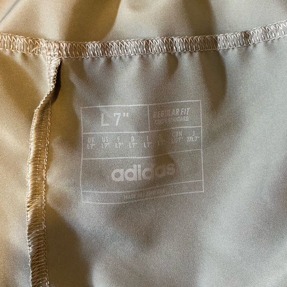 Men’s Adidias TRAIN ESSENTIALS MADE TO BE REMADE TRAINING SHORTS size L 7” green - Picture 7 of 11